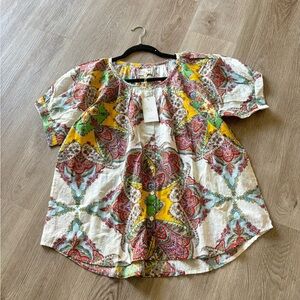 NWT Anthropologie x Mille Naomi Top